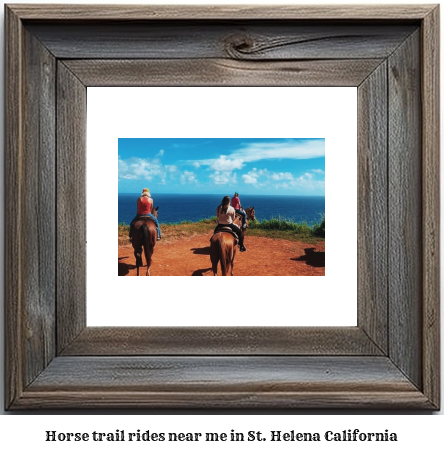 horse trail rides near me in St. Helena, California